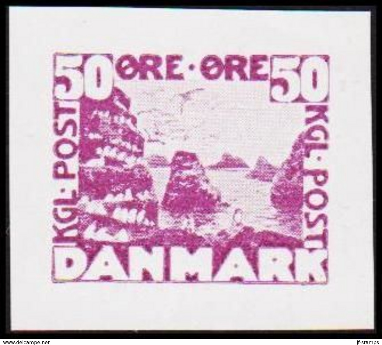 1930. DANMARK. Essay. Klipper På Færøerne. 50 øre. - JF525218 - Ensayos & Reimpresiones