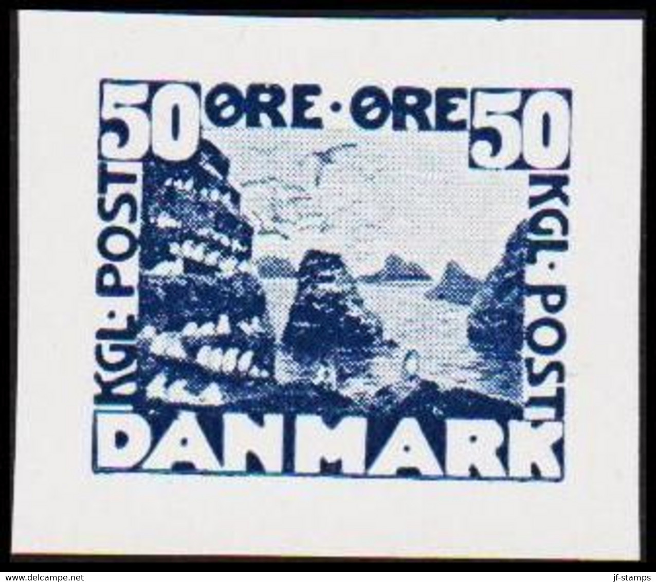 1930. DANMARK. Essay. Klipper På Færøerne. 50 øre. - JF525219 - Essais & Réimpressions