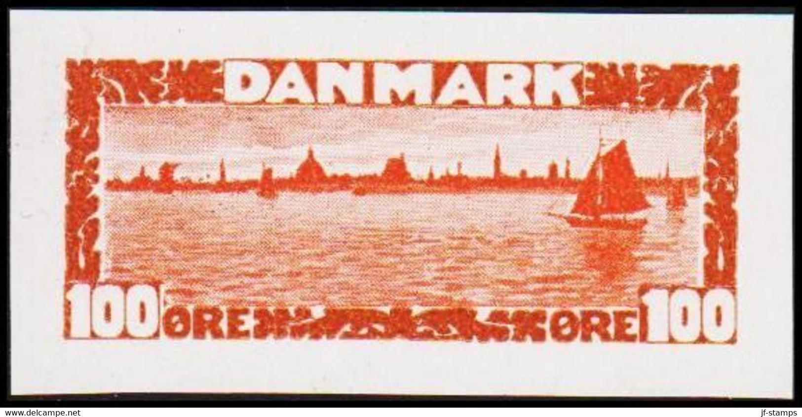 1930. DANMARK. Essay. København Set Fra Havet. 100 øre. - JF525229 - Ensayos & Reimpresiones