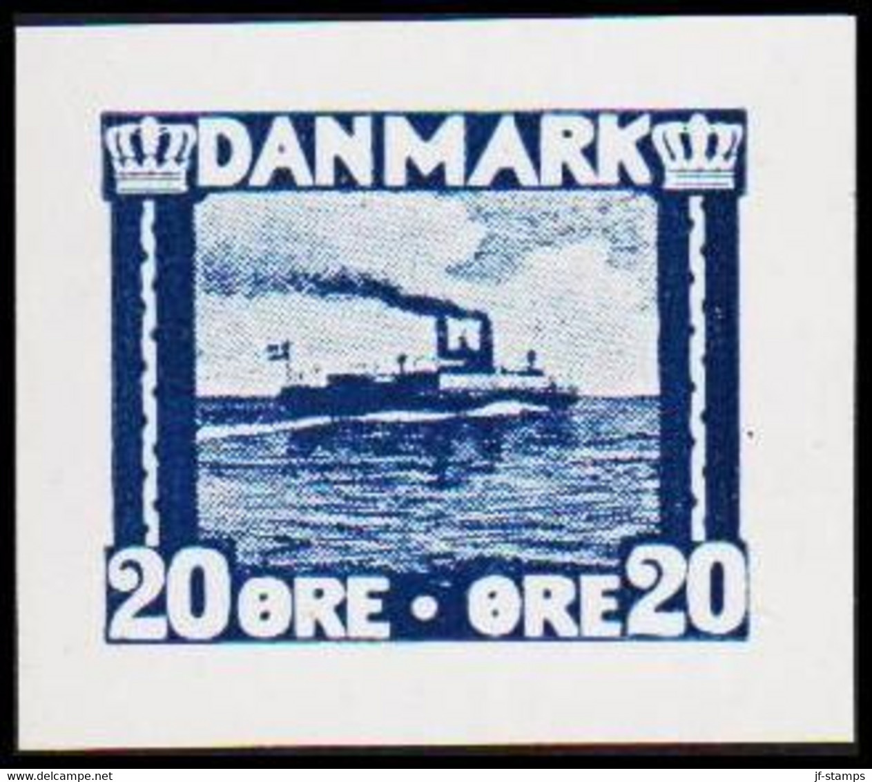 1930. DANMARK. Essay. Færge. 20 øre. - JF525237 - Proeven & Herdrukken