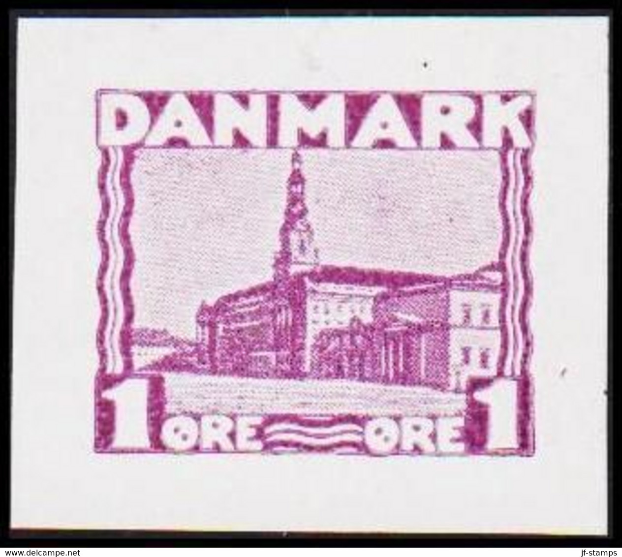 1930. DANMARK. Essay. København - Børsen. 1 øre. - JF525380 - Proofs & Reprints