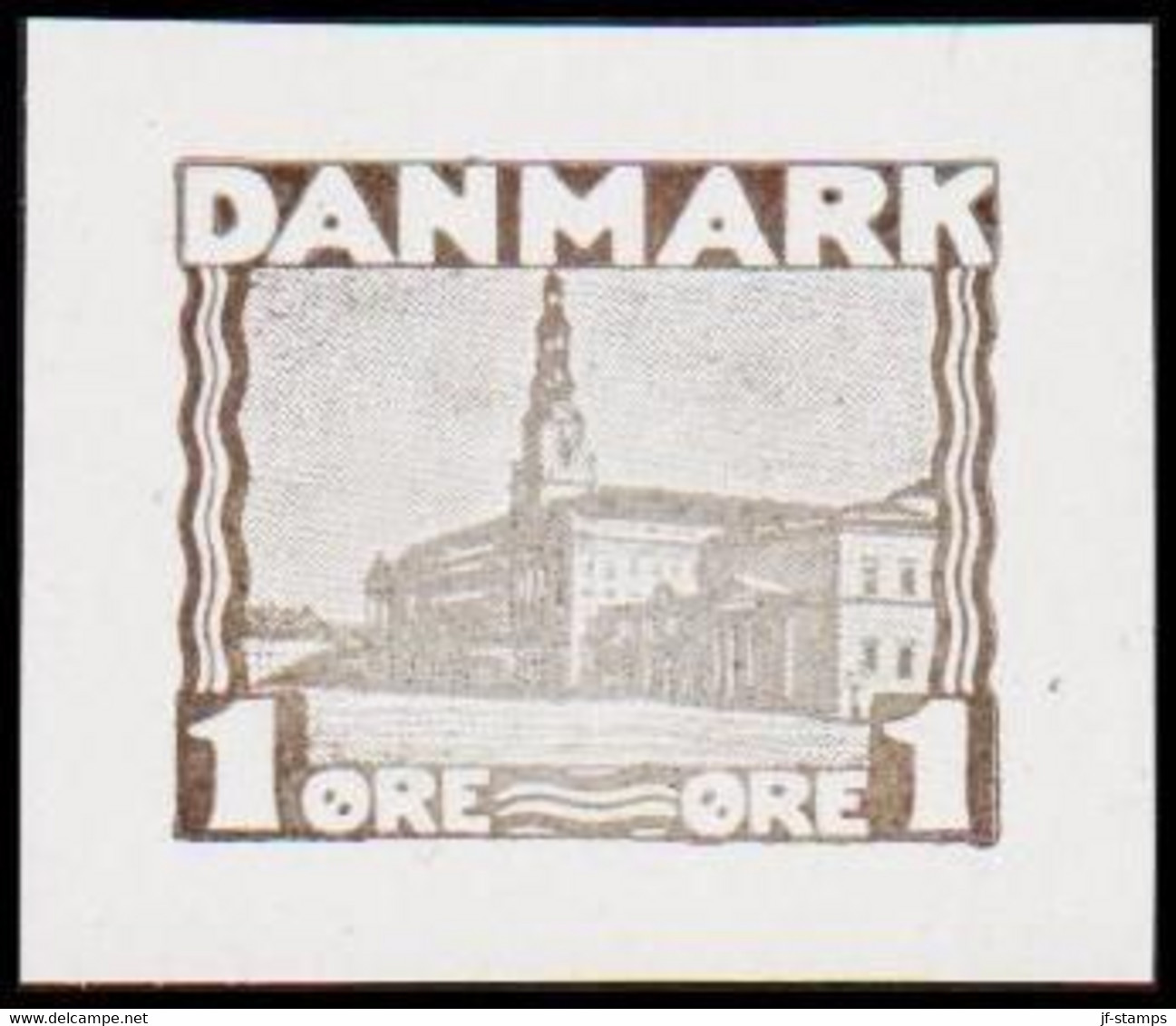 1930. DANMARK. Essay. København - Børsen. 1 øre. - JF525381 - Prove E Ristampe