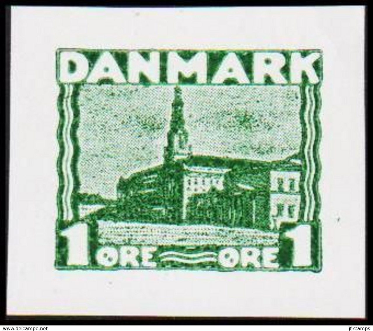 1930. DANMARK. Essay. København - Børsen. 1 øre. - JF525386 - Proofs & Reprints