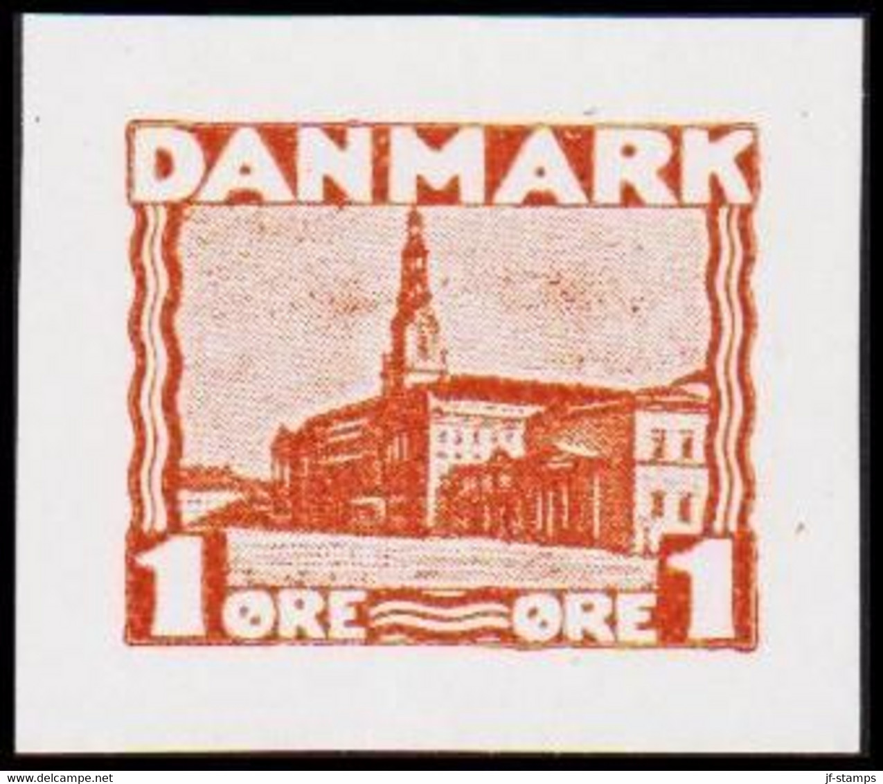 1930. DANMARK. Essay. København - Børsen. 1 øre. - JF525384 - Prove E Ristampe