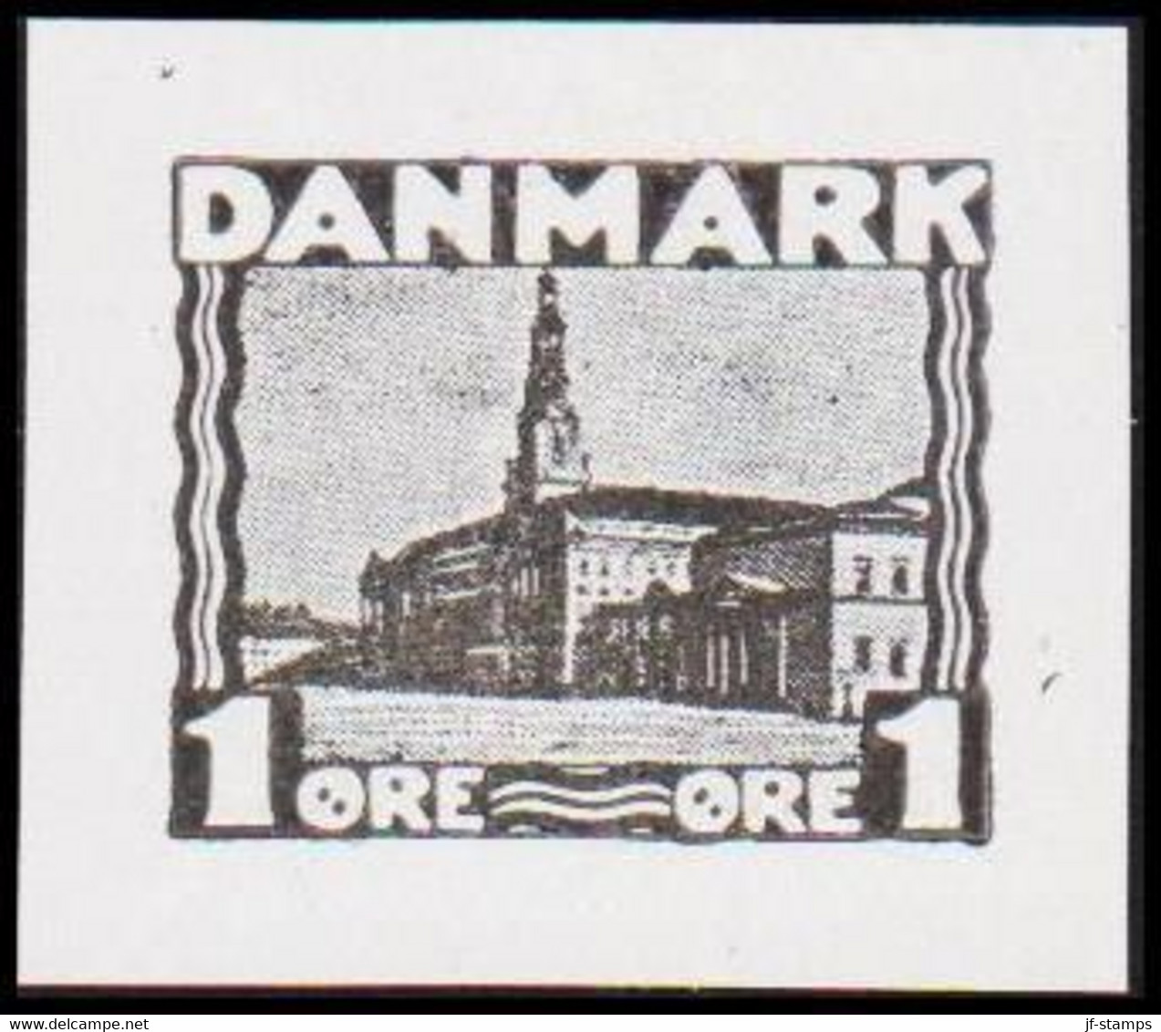 1930. DANMARK. Essay. København - Børsen. 1 øre. - JF525387 - Ensayos & Reimpresiones