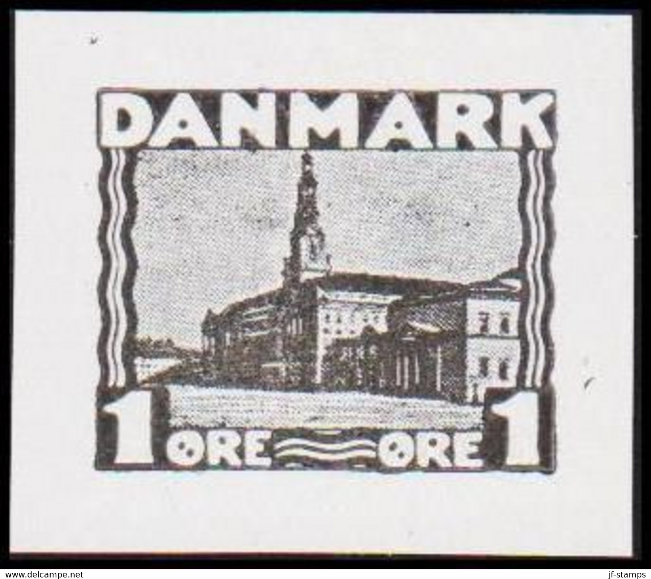 1930. DANMARK. Essay. København - Børsen. 1 øre. - JF525387 - Prove E Ristampe