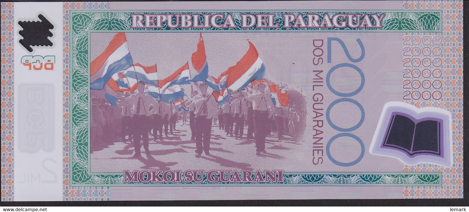 Paraguay 2000 Guaranies 2011 P228c UNC - Paraguay