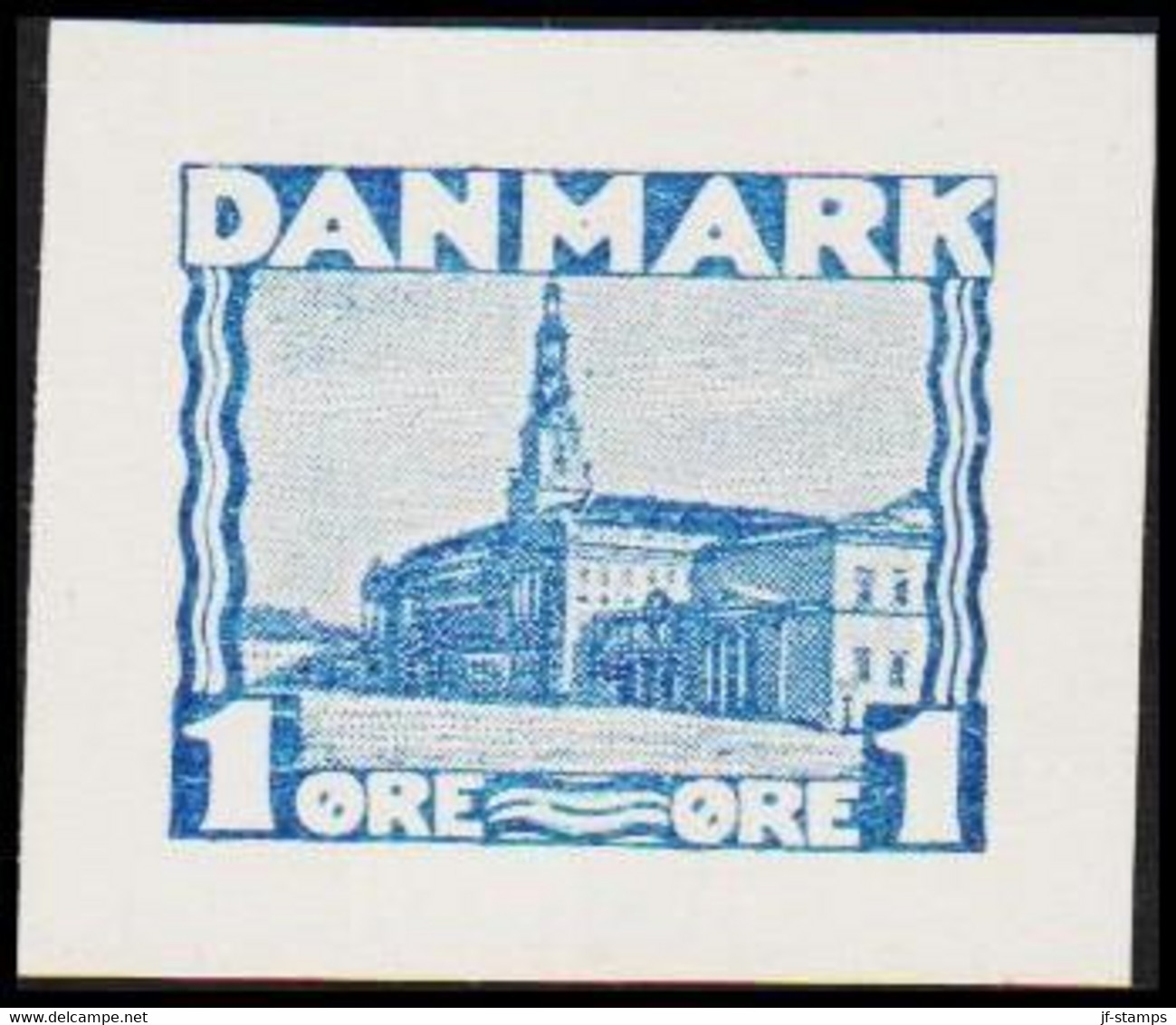 1930. DANMARK. Essay. København - Børsen. 1 øre. - JF525388 - Proofs & Reprints