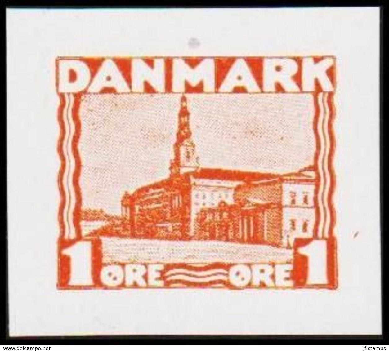 1930. DANMARK. Essay. København - Børsen. 1 øre. - JF525390 - Proofs & Reprints