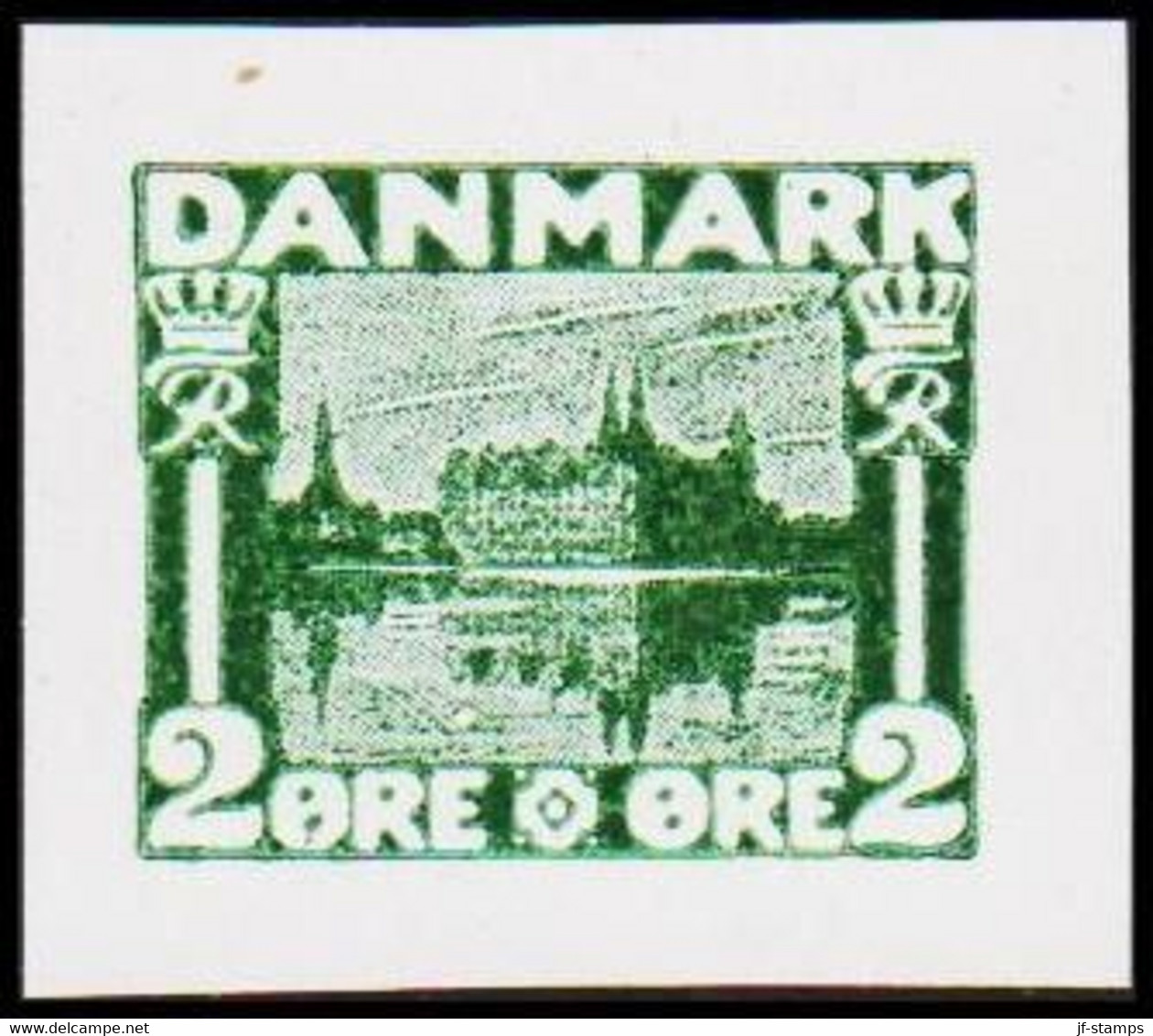 1930. DANMARK. Essay. København - Frederiksborg Slot. 2 øre. - JF525399 - Probe- Und Nachdrucke
