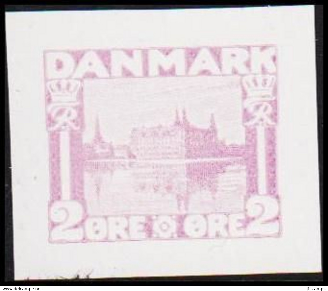 1930. DANMARK. Essay. København - Frederiksborg Slot. 2 øre. - JF525401 - Probe- Und Nachdrucke