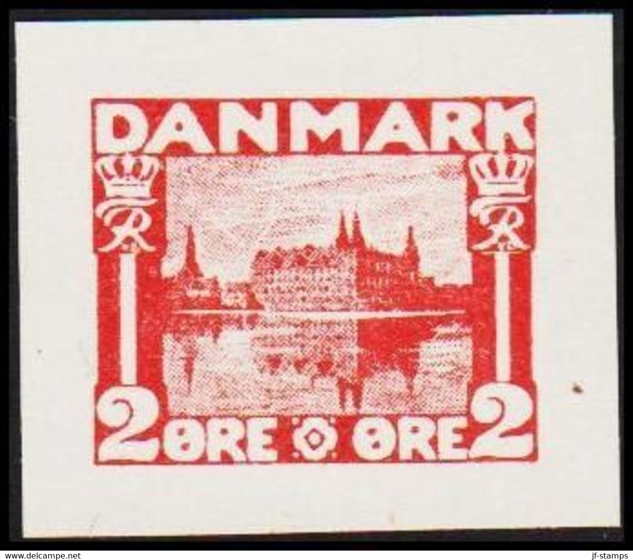 1930. DANMARK. Essay. København - Frederiksborg Slot. 2 øre. - JF525403 - Prove E Ristampe