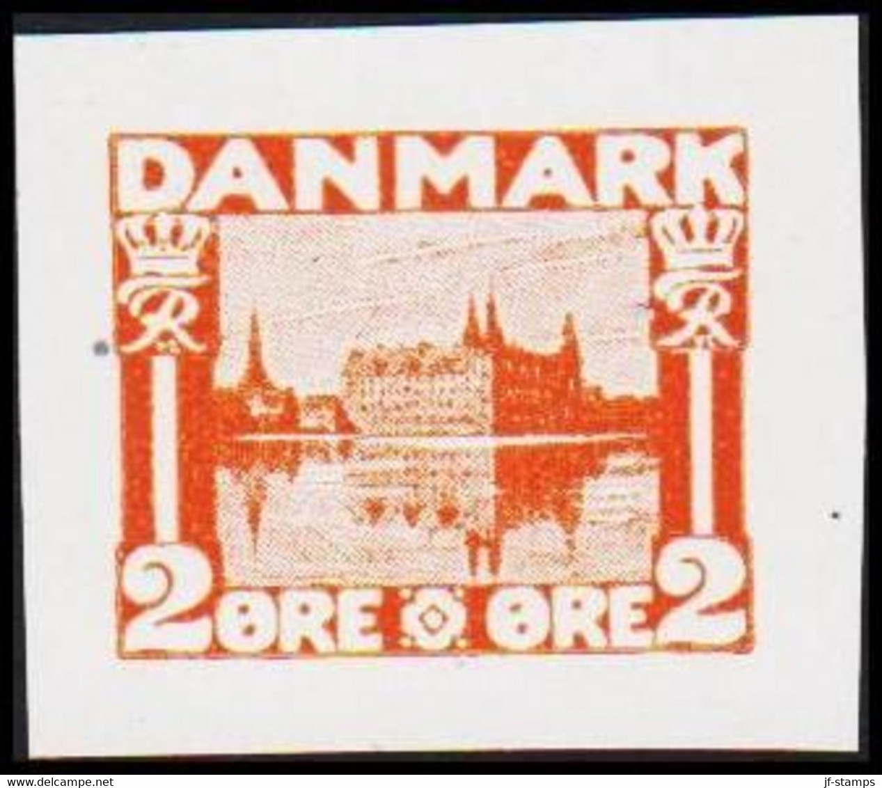 1930. DANMARK. Essay. København - Frederiksborg Slot. 2 øre. - JF525404 - Probe- Und Nachdrucke