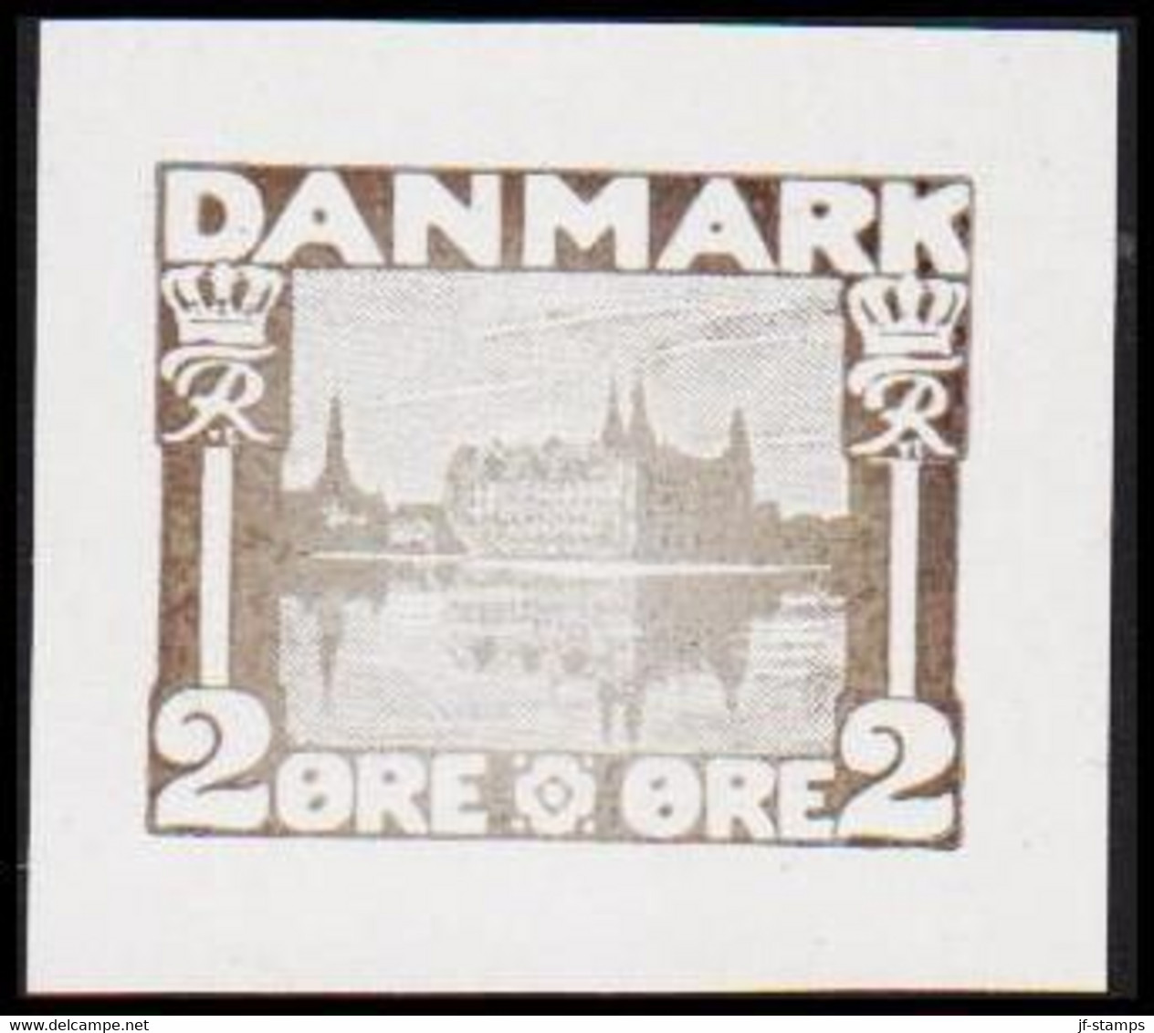 1930. DANMARK. Essay. København - Frederiksborg Slot. 2 øre. - JF525406 - Prove E Ristampe