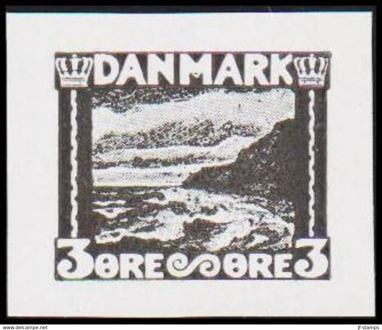 1930. DANMARK. Essay. Møns Klint. 3 øre. - JF525409 - Prove E Ristampe