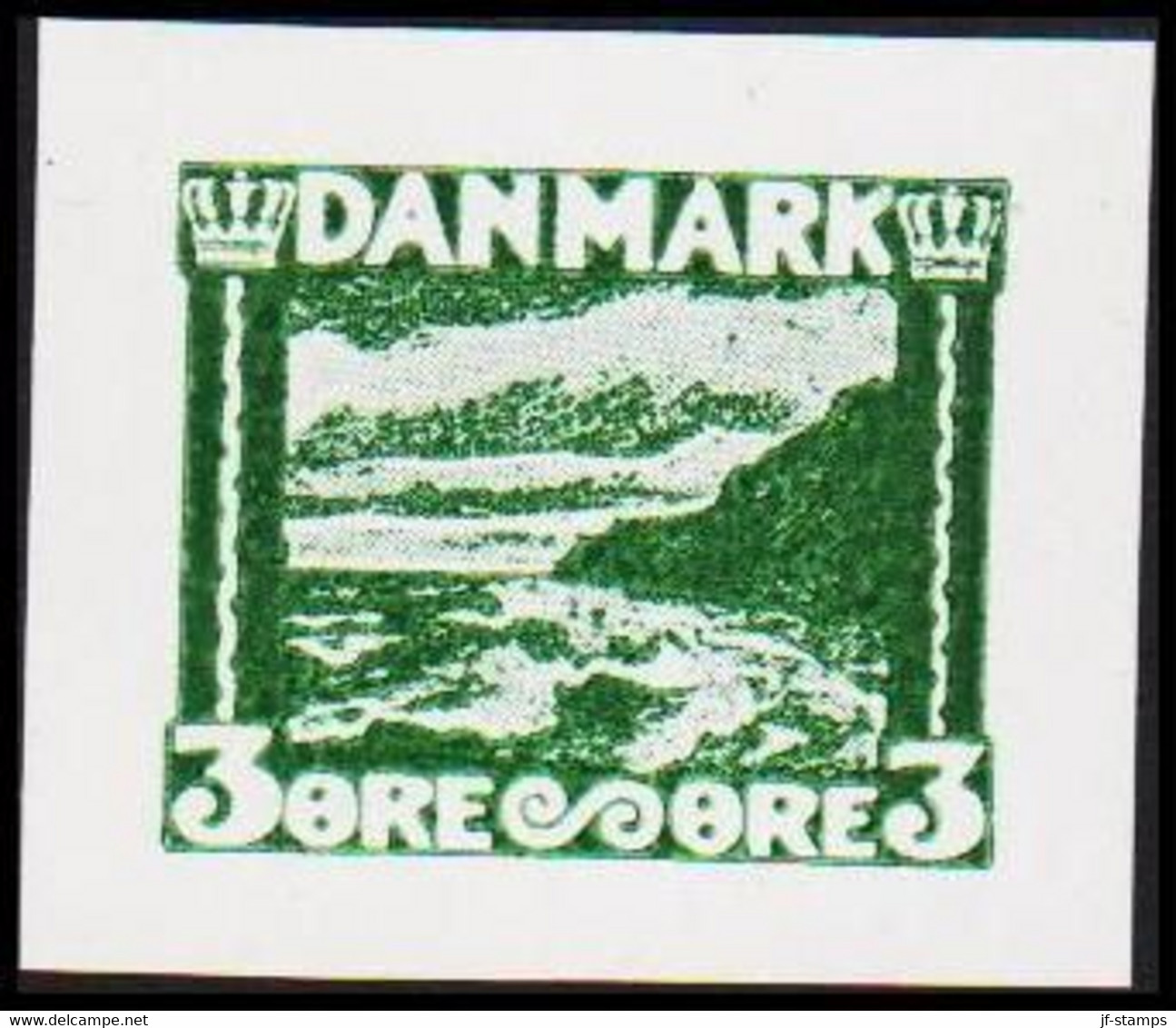 1930. DANMARK. Essay. Møns Klint. 3 øre. - JF525412 - Proeven & Herdrukken