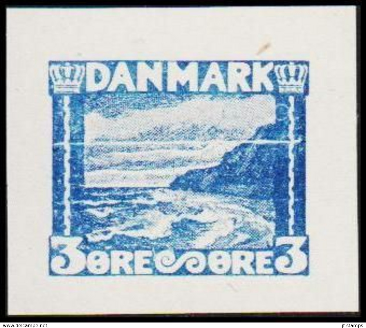 1930. DANMARK. Essay. Møns Klint. 3 øre. - JF525413 - Proeven & Herdrukken