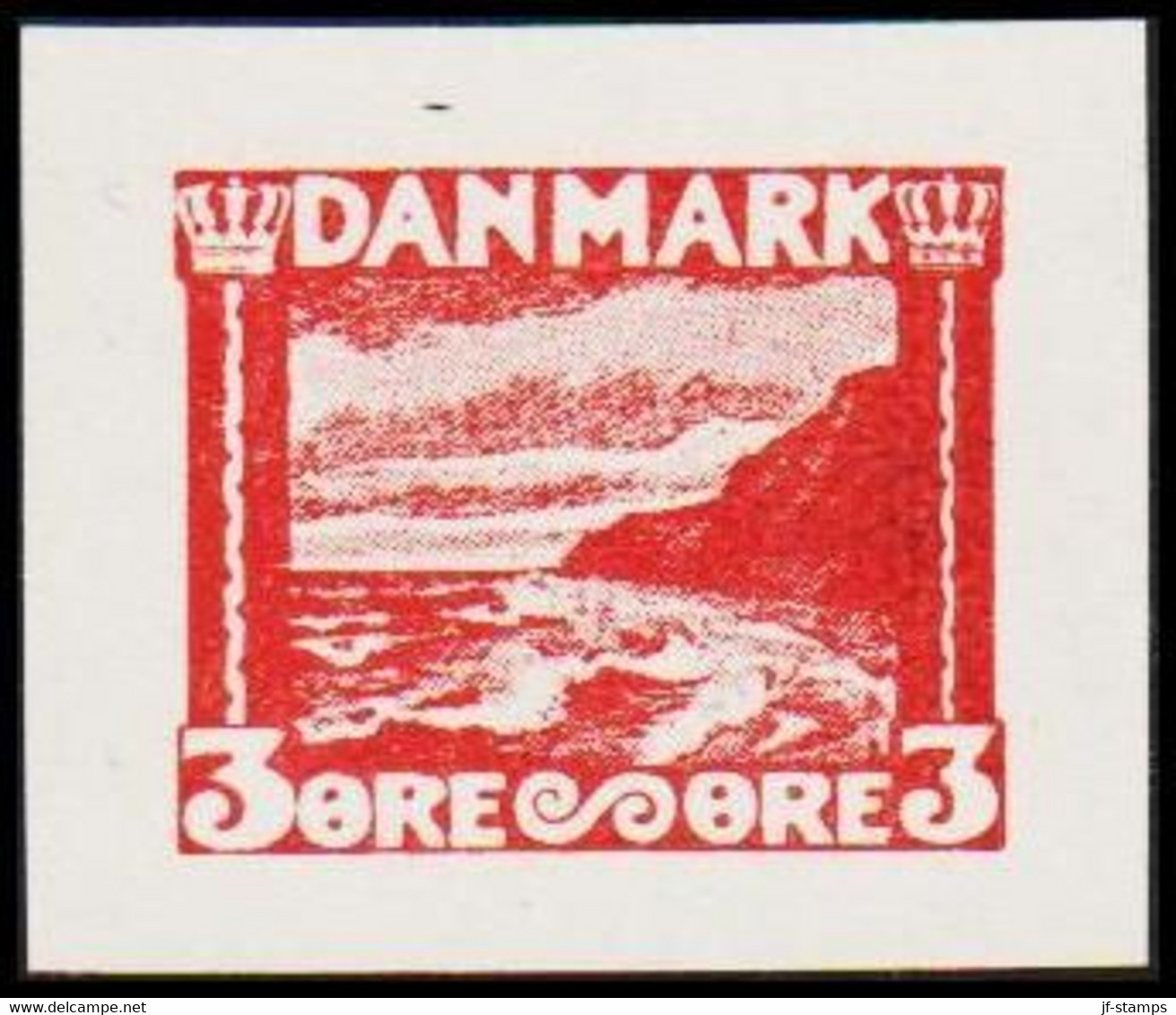 1930. DANMARK. Essay. Møns Klint. 3 øre. - JF525417 - Prove E Ristampe