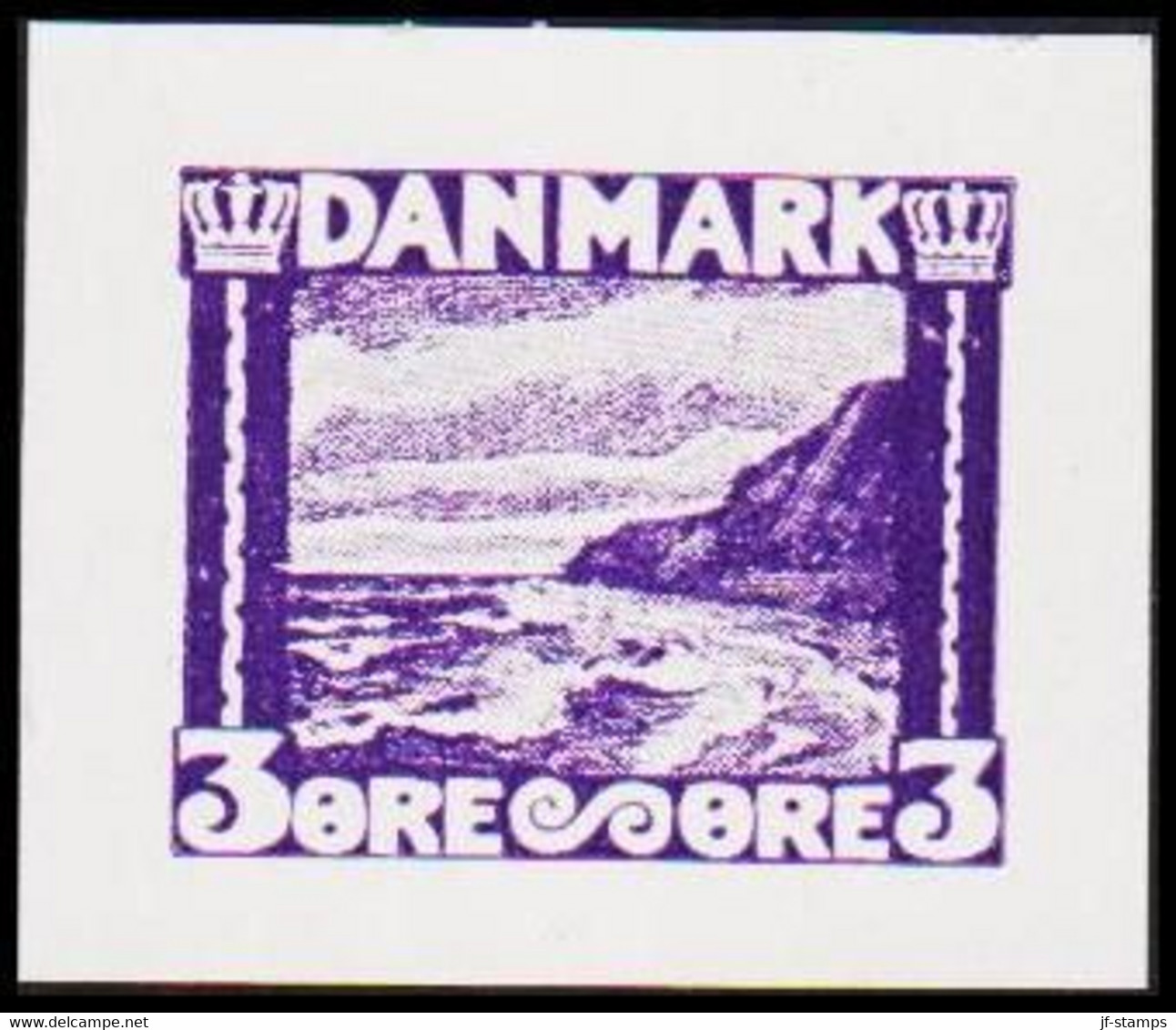 1930. DANMARK. Essay. Møns Klint. 3 øre. - JF525418 - Proofs & Reprints