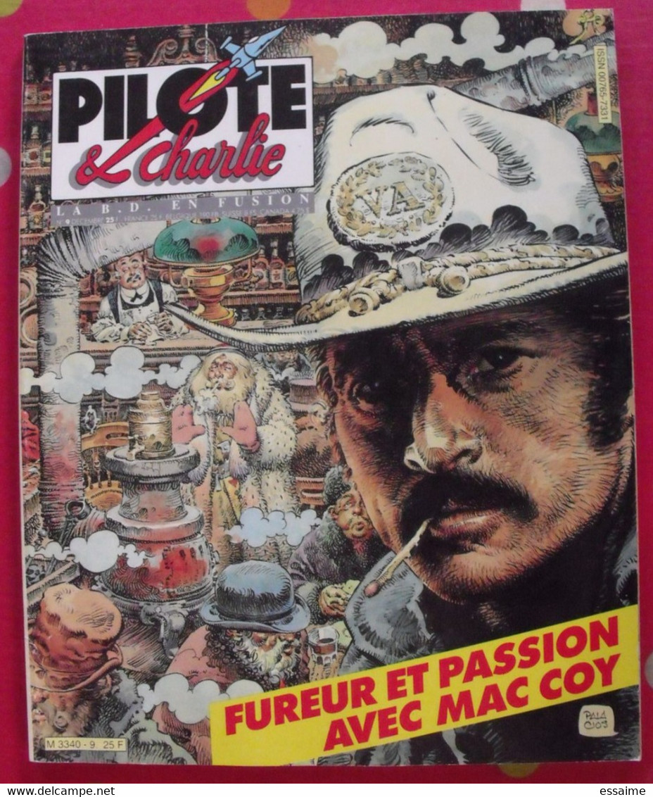 Lot De 7 Numéros Du Magazine Pilote & Charlie. 1986. N° 1, 4,5,6,7,8,9 - Pilote