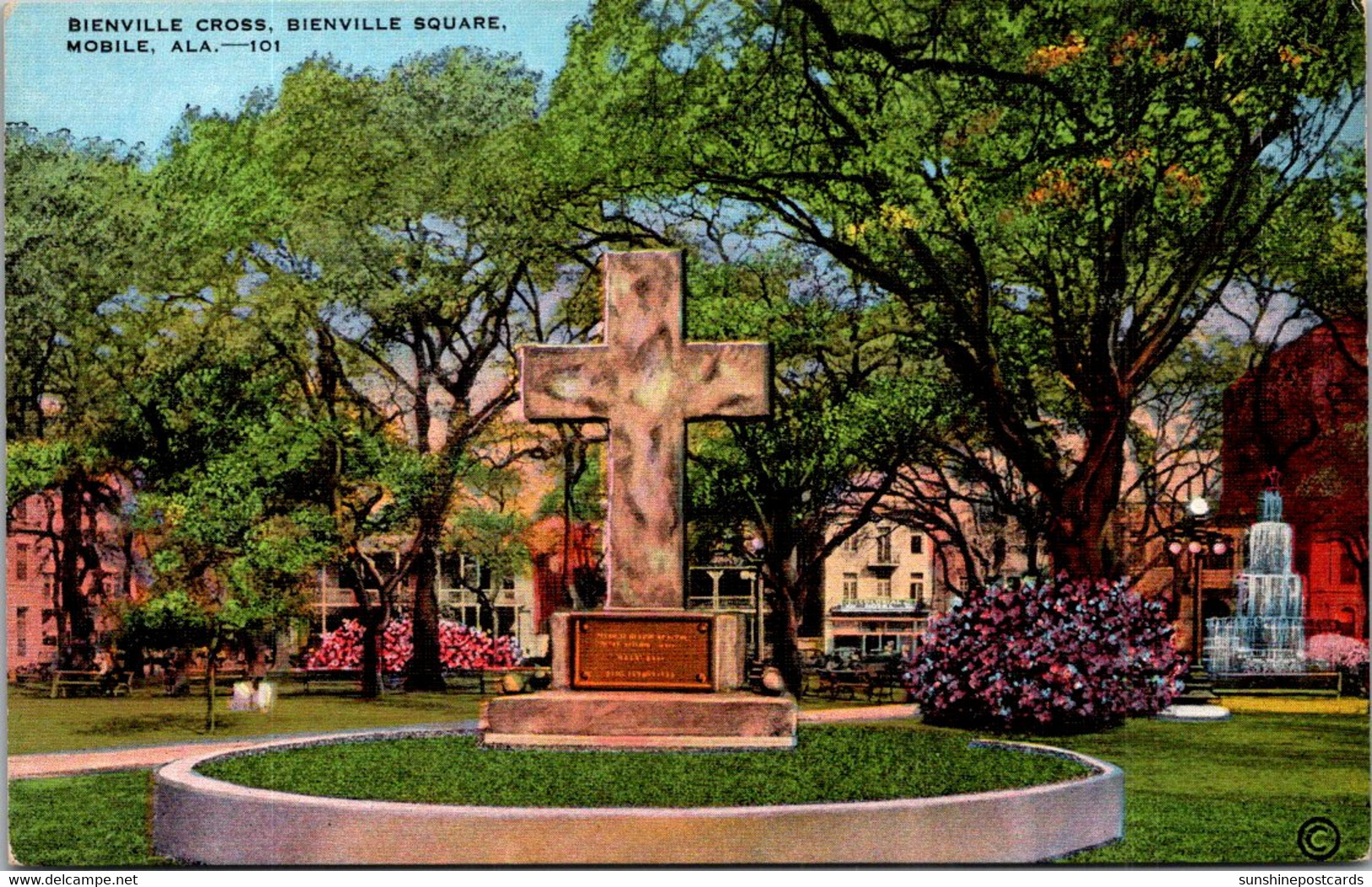 Alabama Mobile Bienville Square Bienville Cross - Mobile