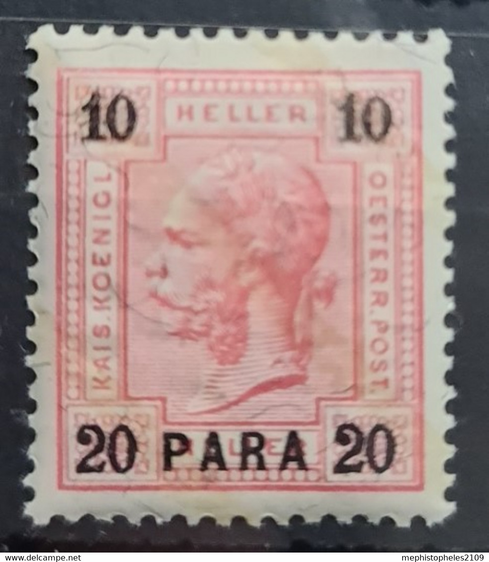 AUSTRIAN POST IN LEVANTE 1901 - MLH - ANK 40 - Eastern Austria