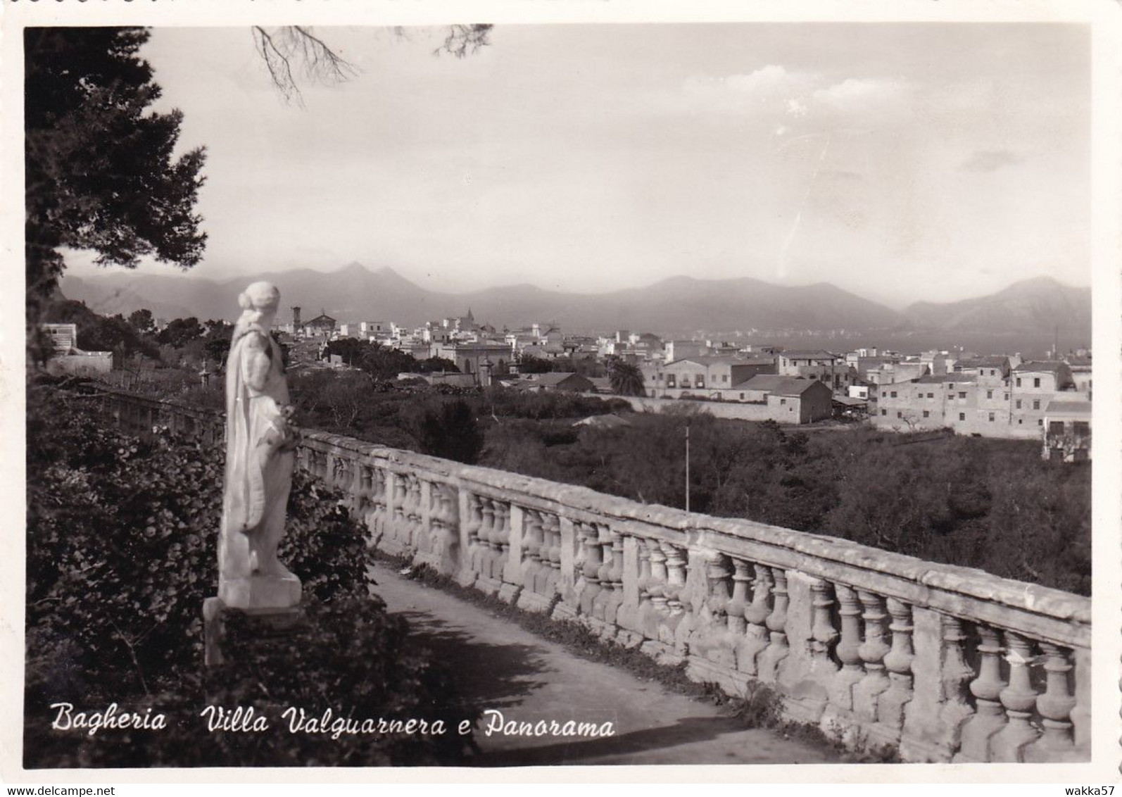 A396 Bagheria - Villa Valguarnera E Panorama - F.g. Vg - Bagheria