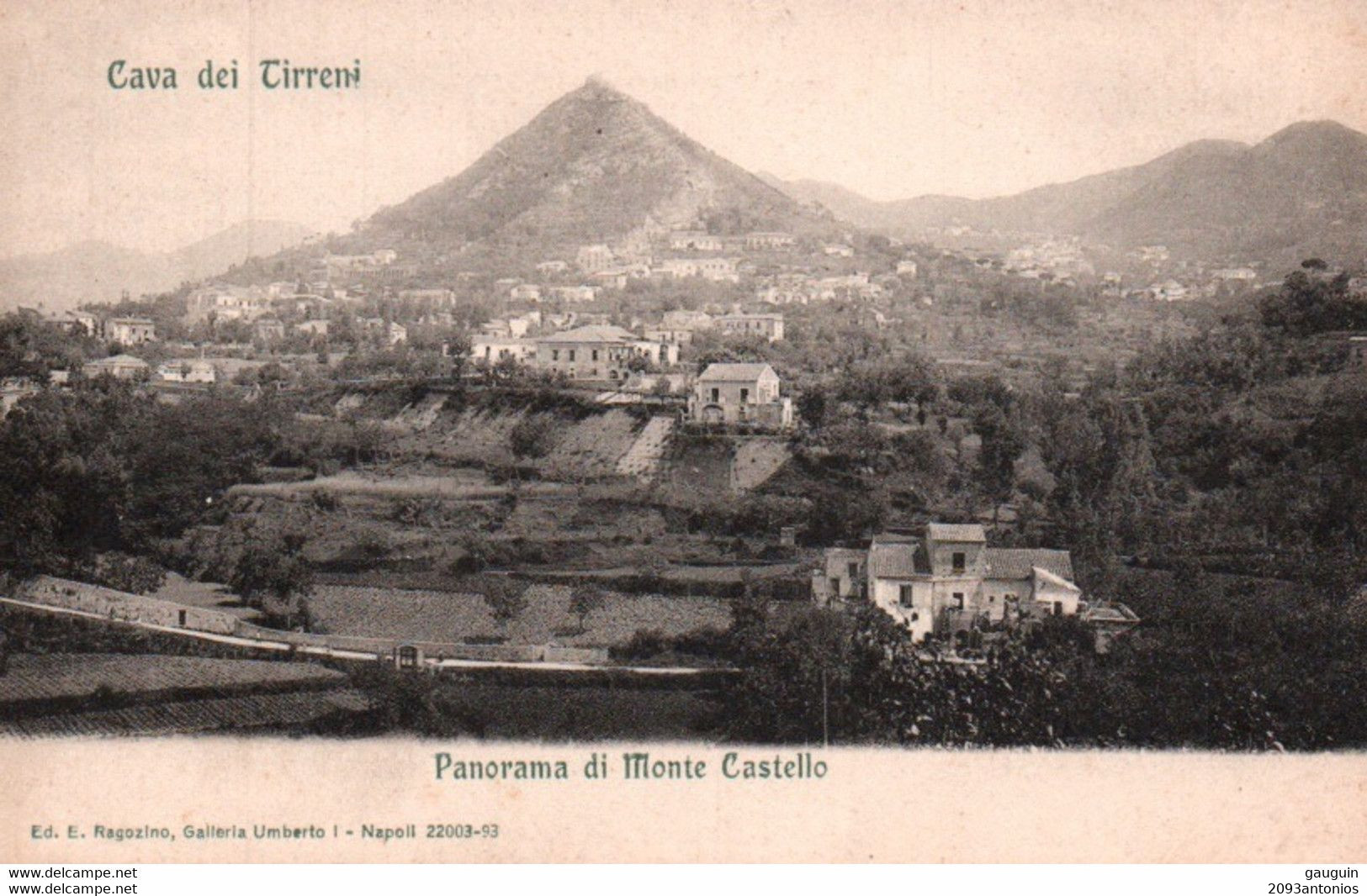 X186)   CAVA DE TIRRENI MONTE CASTELLO (SALERNO) - CARTOLINA NON  VIAGGIATA FORMATO PICCOLO - Cava De' Tirreni