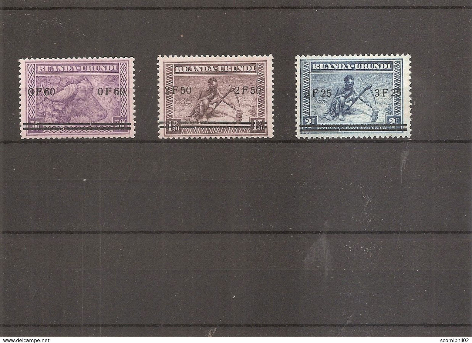 Ruanda-Urundi ( 115/117 XXX -MNH ) - Unused Stamps