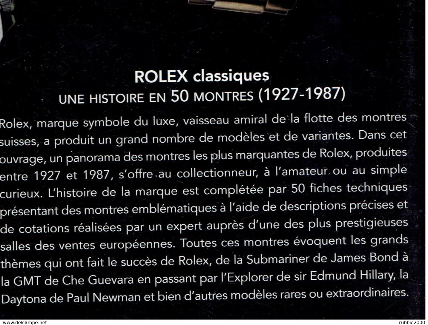 ROLEX EN 50 MONTRES 1927 1987 CONSTANTIN PARVULESCO HORLOGERIE MONTRE DE LUXE - Watches: Top-of-the-Line