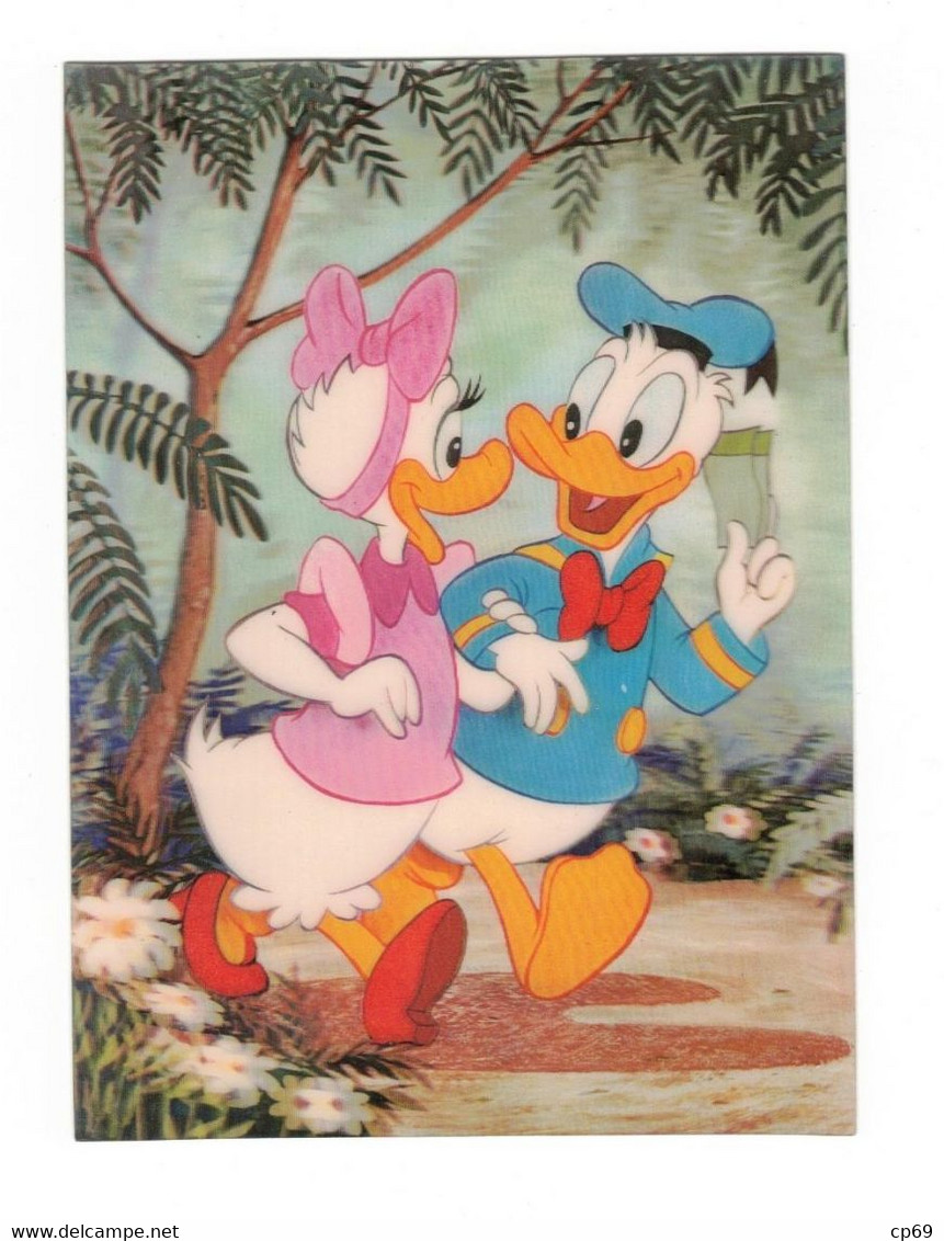 Carte 2D Walt Disney Production Donald Duck Canard Anatra Daisy Donald Und Daisy Gehen Ins Kino... PK-226 Superbe.Etat - Altri & Non Classificati