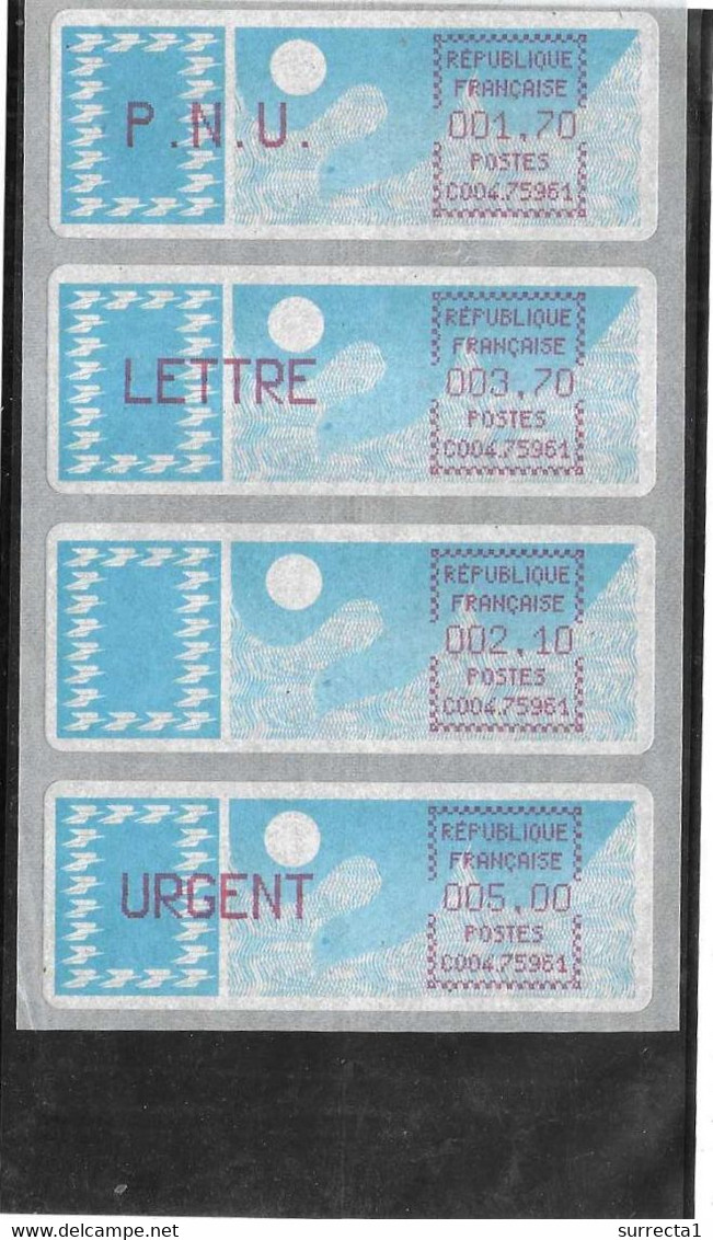 Plaquette Distributeur 1985 / N° C004 75961 - 1985 Papier « Carrier »