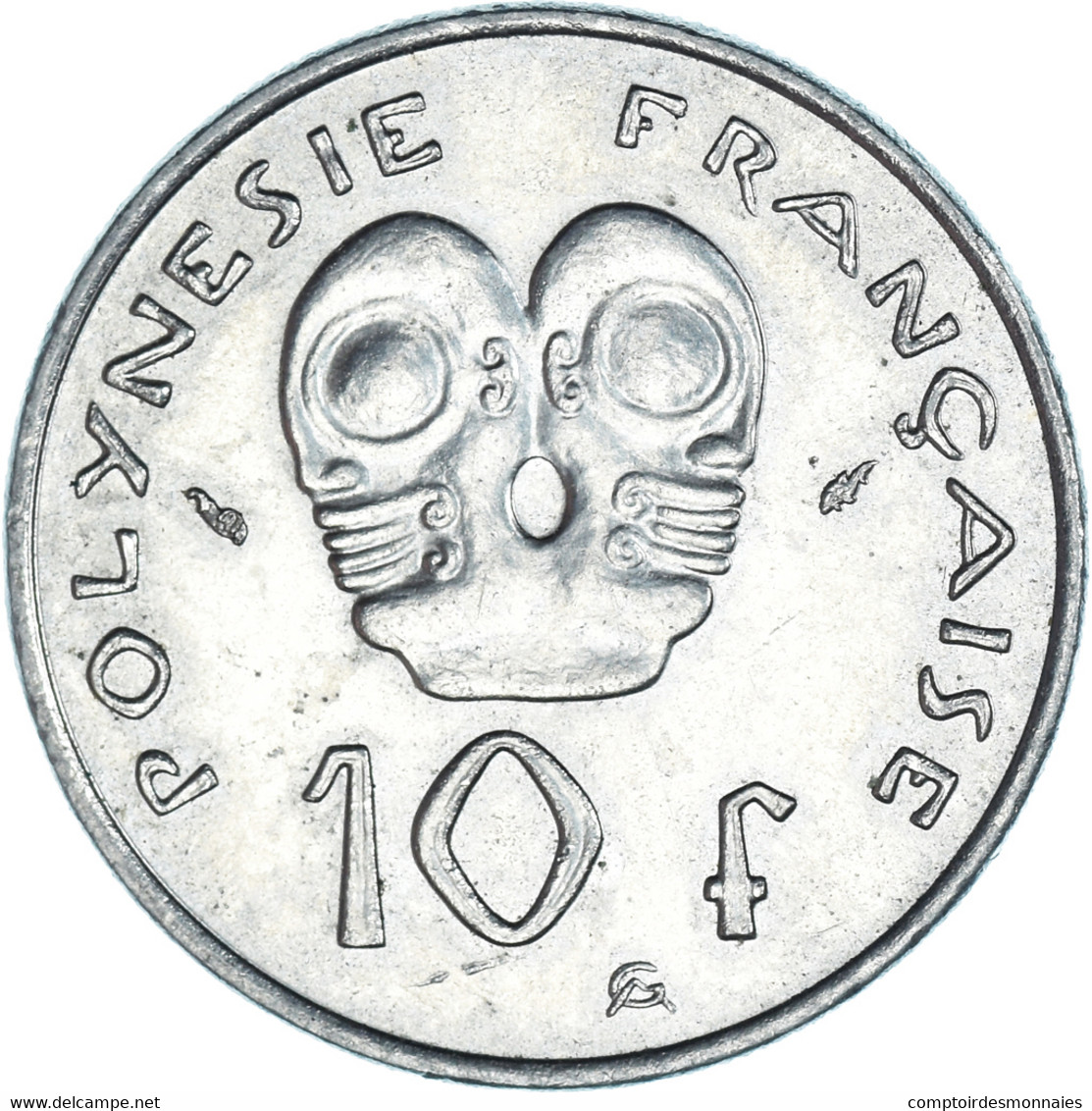 Monnaie, Polynésie Française, 10 Francs, 1993 - Frans-Polynesië