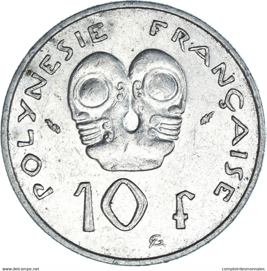 Monnaie, Polynésie Française, 10 Francs, 1991 - Frans-Polynesië