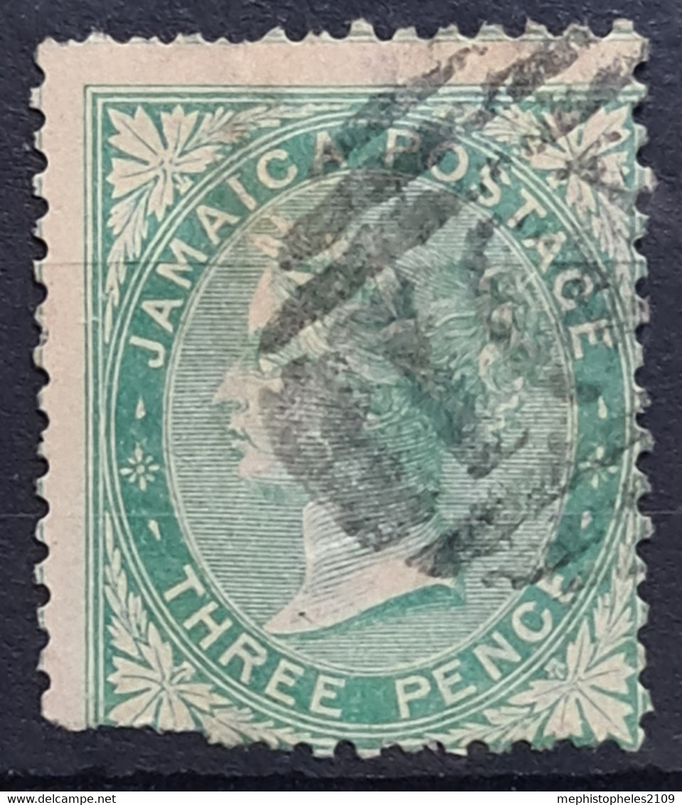 JAMAICA 1863 - Canceled - Sc# 3 - Jamaica (...-1961)