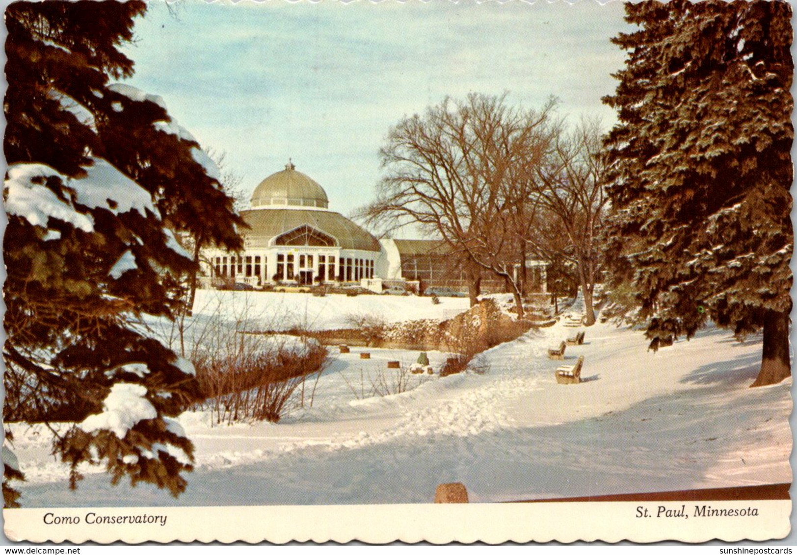 Minnesota St Paul The Como Conservatory In Winter 1976 - St Paul