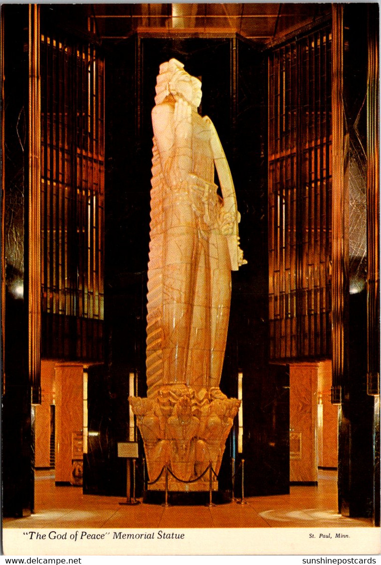 Minnesota St Paul City Hall "God Of Peace" MMemorial Statue - St Paul
