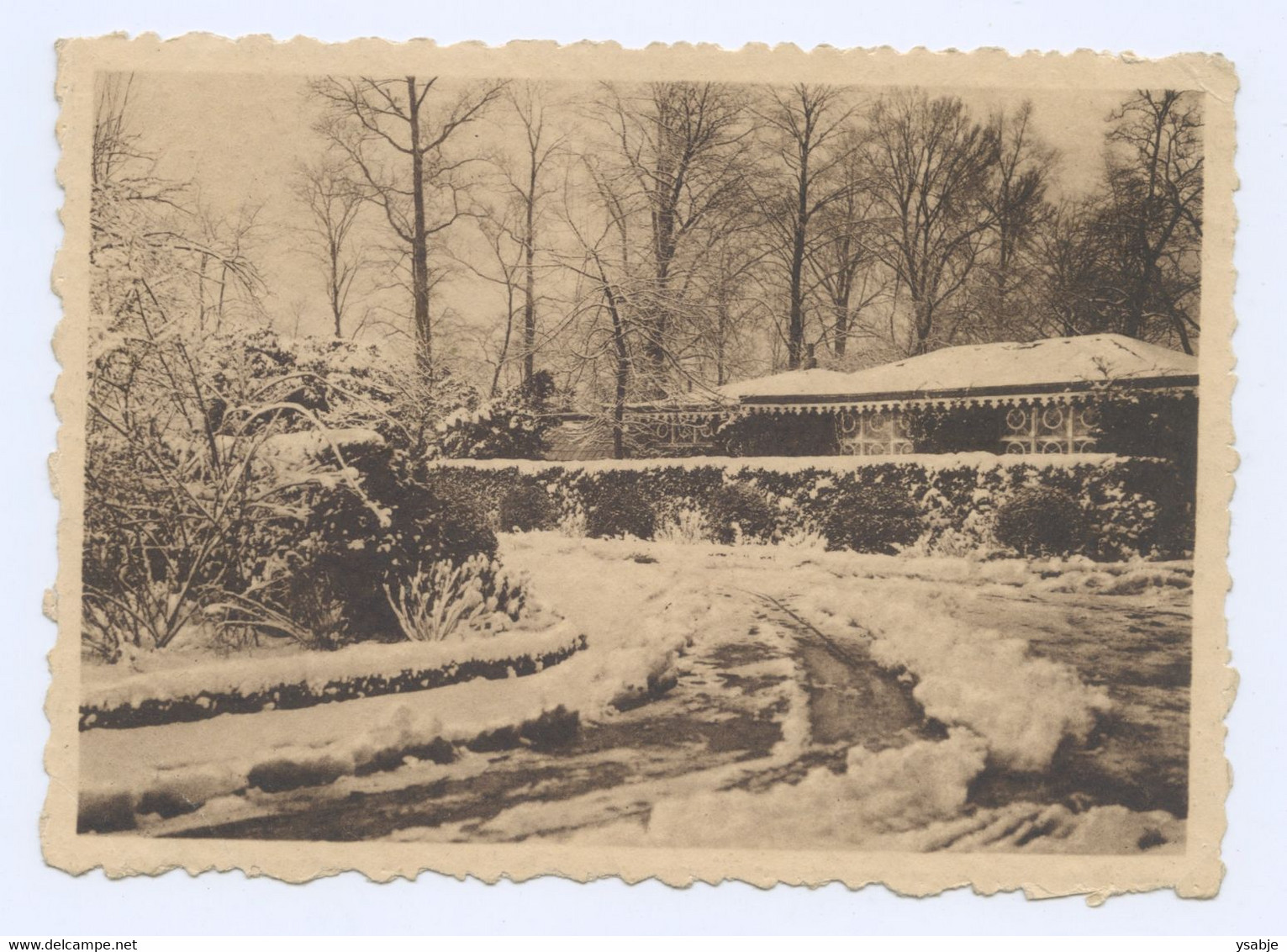 Maison De Melle Lez-Gand - L'entree Sous La Neige - Melle