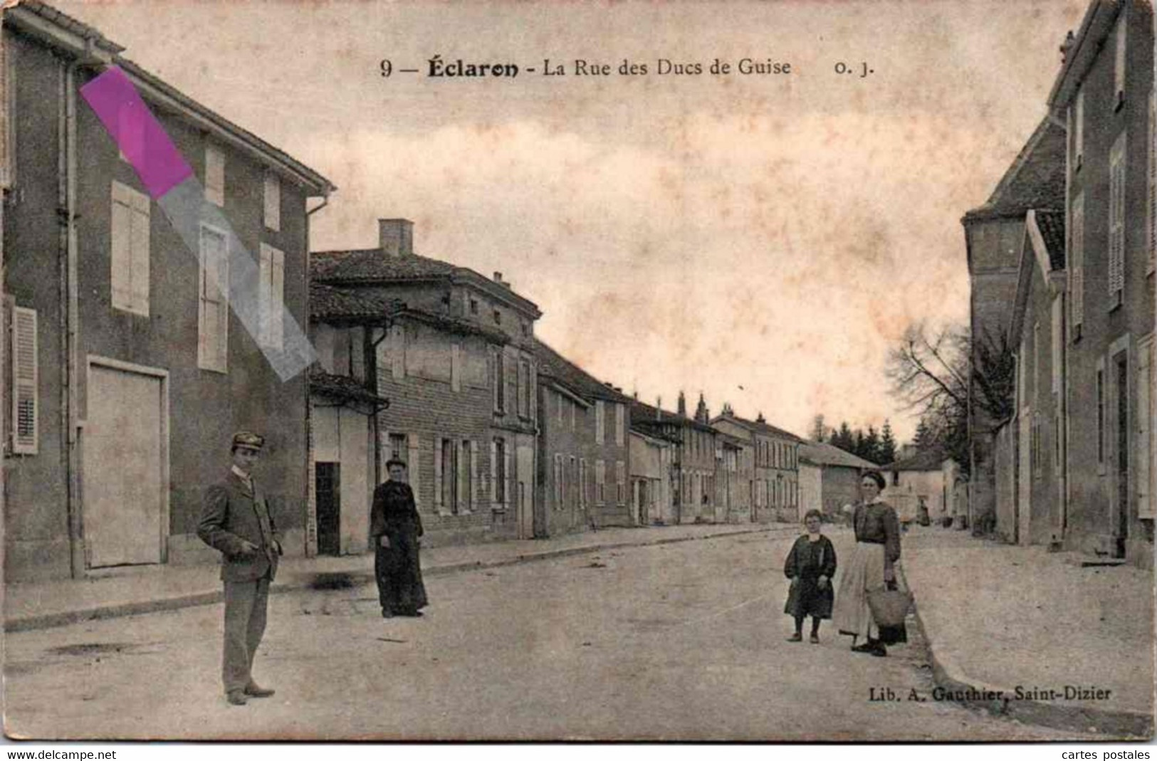 ECLARON - La Rue Des Ducs De Guise - Eclaron Braucourt Sainte Liviere