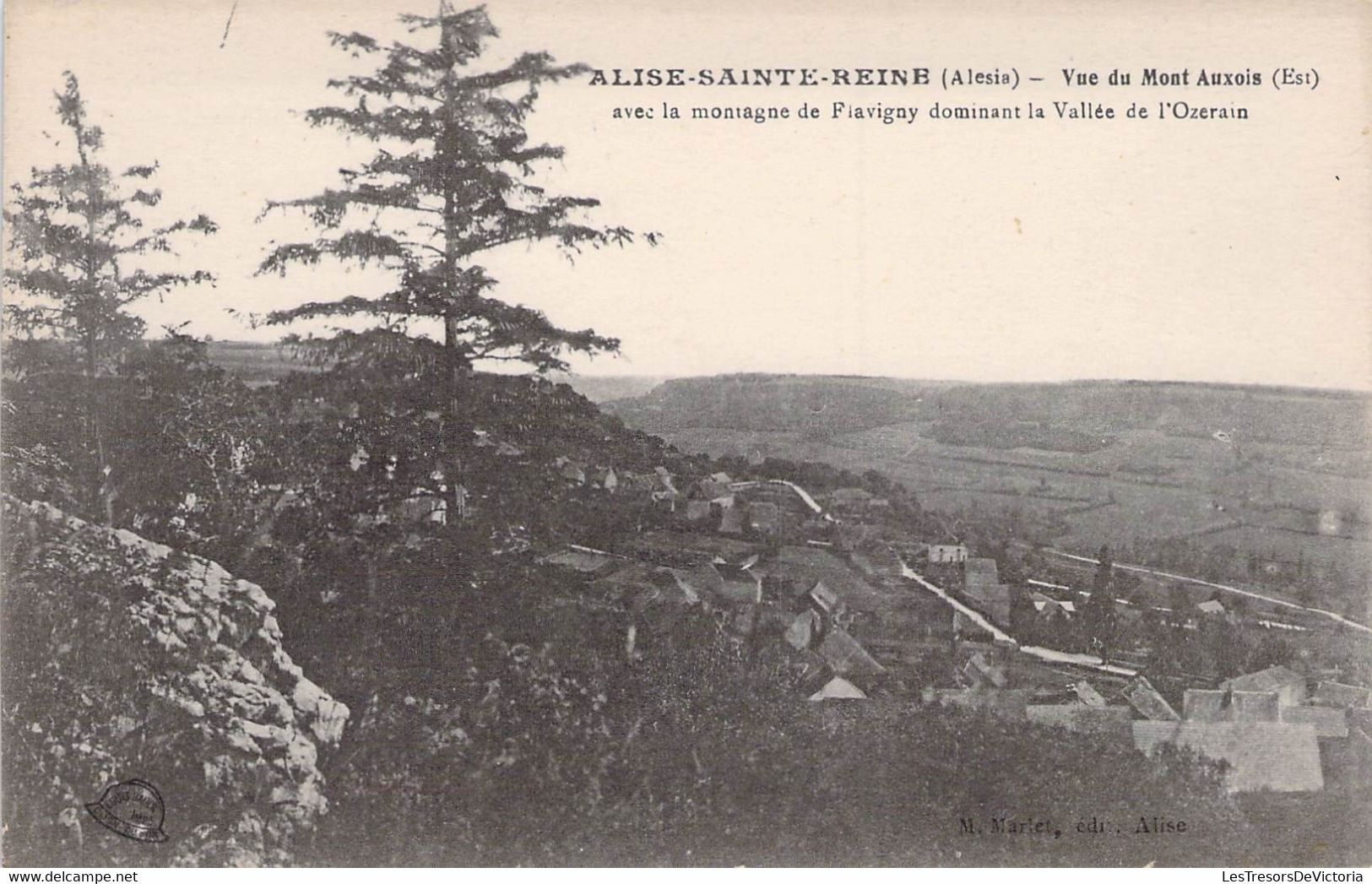 CPA - 21 - Alise Sainte Reine - Alesia - Vue Du Mont Auxois Avec La Montagne Fiavigny Dominant La Vallée De L'Ozerain - Beaune