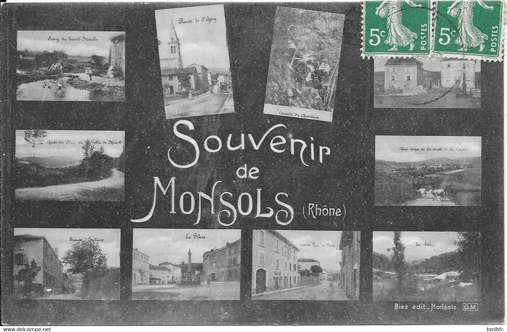 Souvenir De Monsols (Rhône) - Souvenir De...