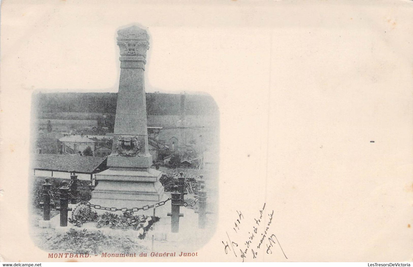 CPA - 21 - MONTBARD - Monument Du Général Junot - Précurseur - Dos Non Divisé - Montbard