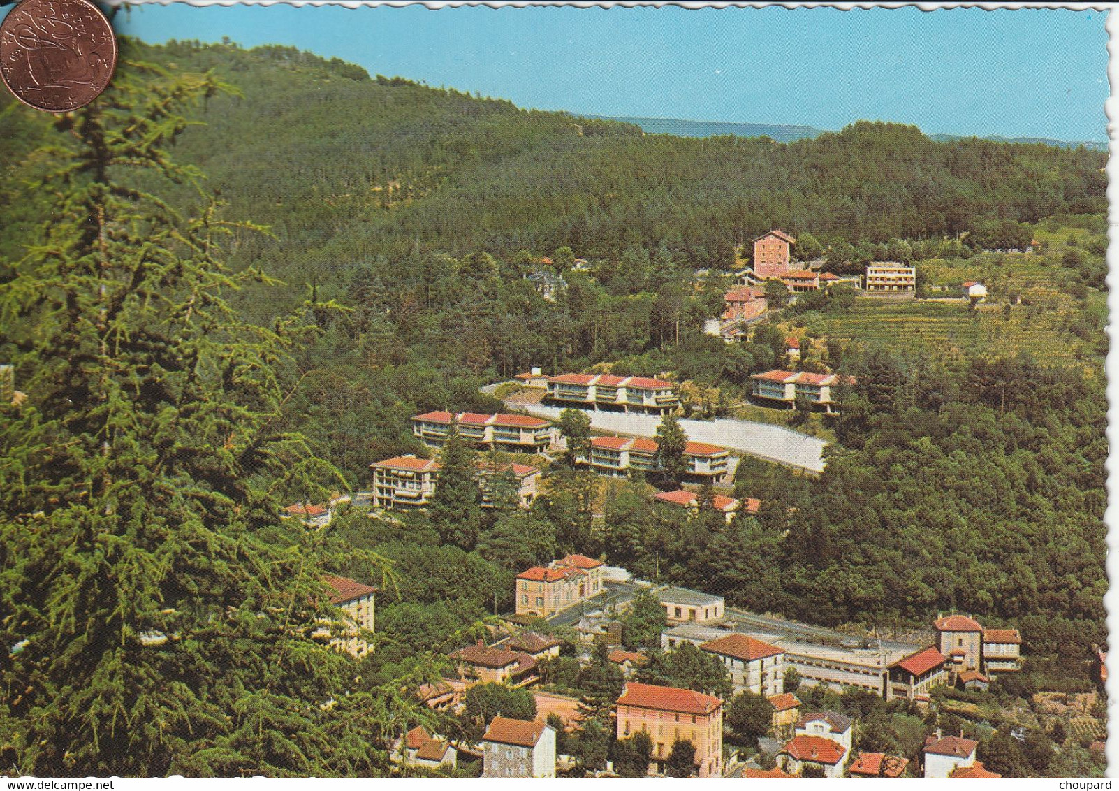 07 - Carte Postale Semi Moderne De VALS LES BAINS    Vue Aérienne - Vals Les Bains