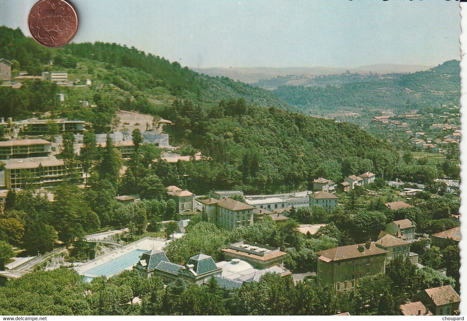 07 - Carte Postale Semi Moderne De VALS LES BAINS   Vue Aérienne - Vals Les Bains