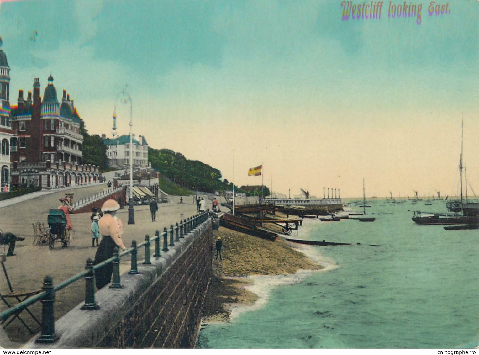 Westcliff Looking East - Southend, Westcliff & Leigh