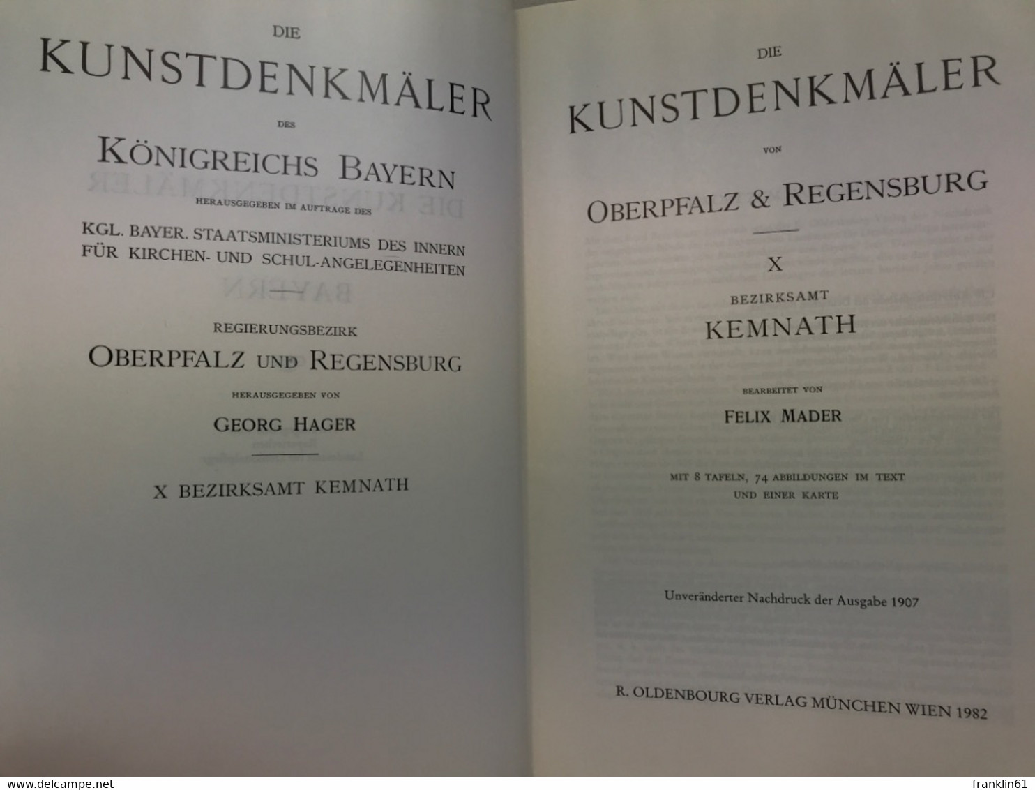 Die Kunstdenkmäler Von Oberpfalz Und Regensburg. X. Bezirksamt Kemnath. - Architecture