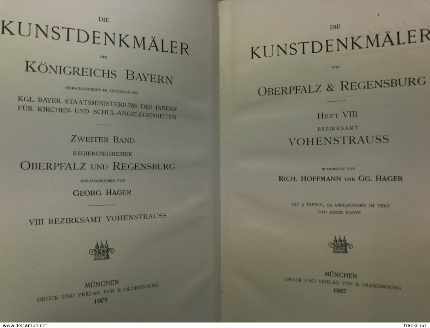 Die Kunstdenkmäler Von Oberpfalz & Regensburg; Teil: H. 8., Bezirksamt Vohenstrauss. - Architecture