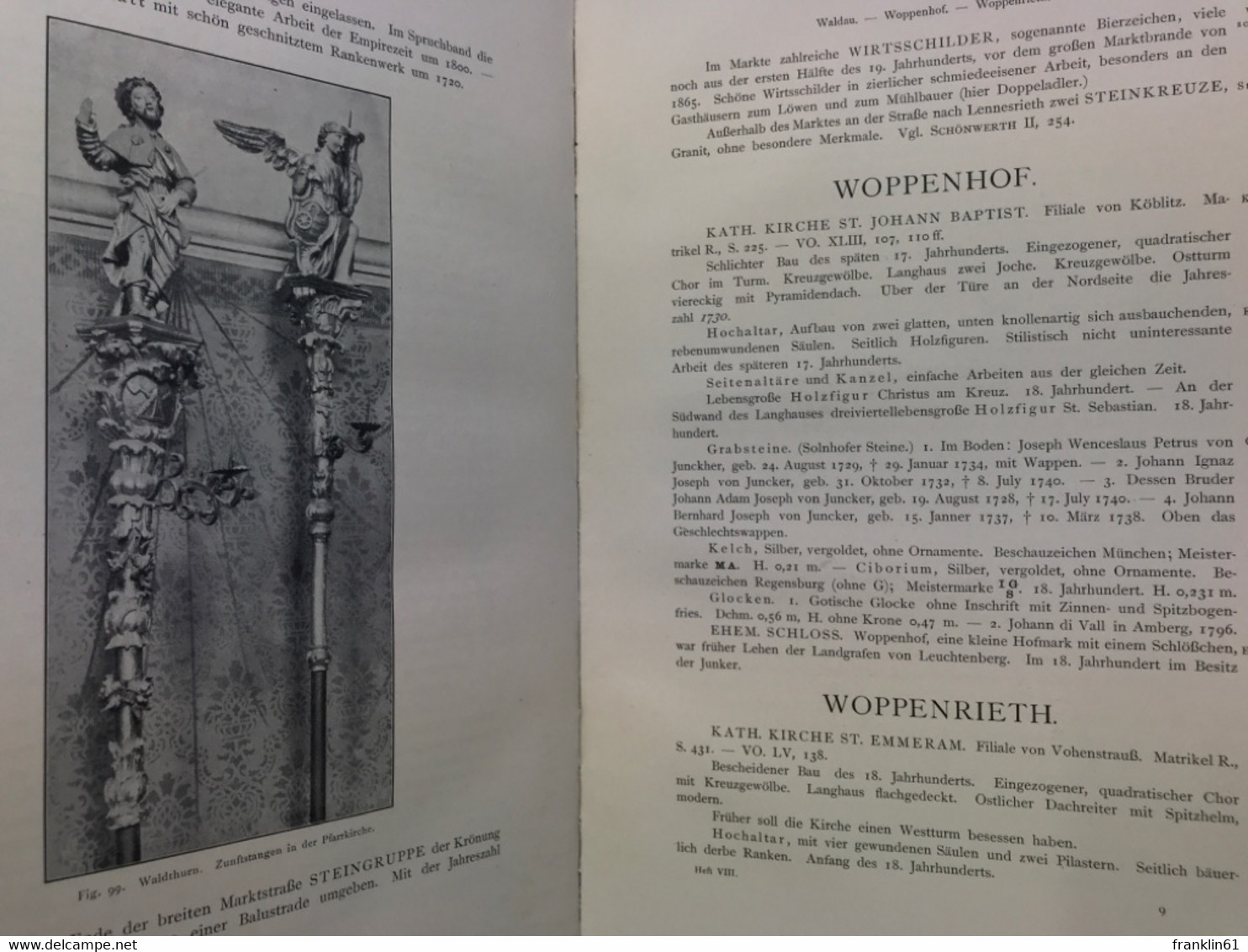 Die Kunstdenkmäler von Oberpfalz & Regensburg; Teil: H. 8., Bezirksamt Vohenstrauss.