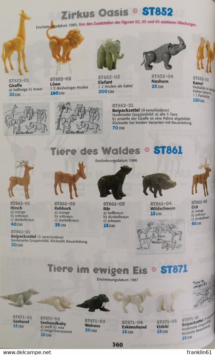 1. Deutscher Ü-EI Preiskatalog. 1999.