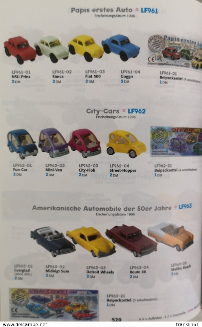 1. Deutscher Ü-EI Preiskatalog. 1999.